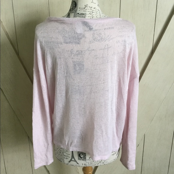 💗H&M Just Don't Care Pink Fluffy Letter Sweater💗 - Picture 4 of 6